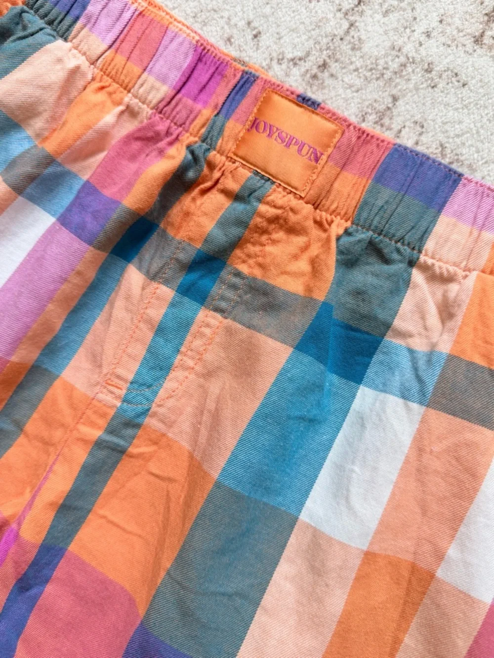 Joyspun Women’s woven pajama Boxer Shorts, 3” inseam - Picture 11 of 13